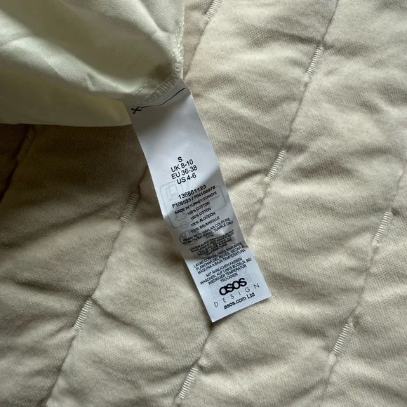 NWOT ASOS Cotton Poplin Tie-Front Maxi Dress - Picture 5 of 5